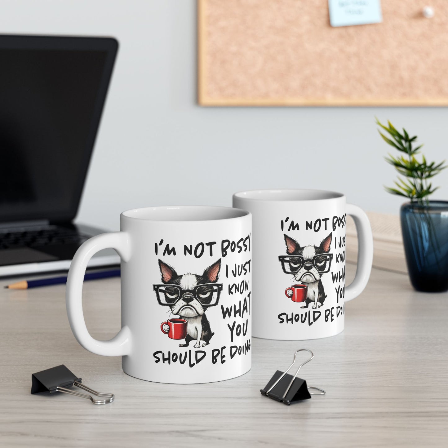 Mug with Funny Dog Design, Gift for Dog Lovers, Coffee Mug, Funny Quote Mug, Humorous Pet Lover Gift, Ceramic Cup